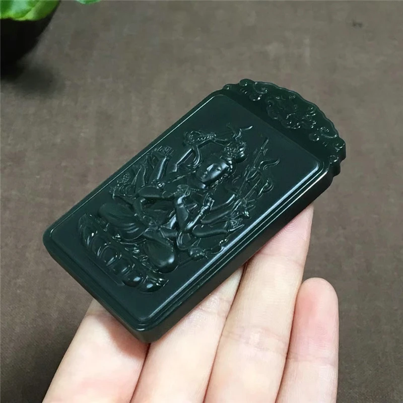 Подвеска от бренда hetan jade Qingyu thousand Guanyin из качественного материала с подвеской