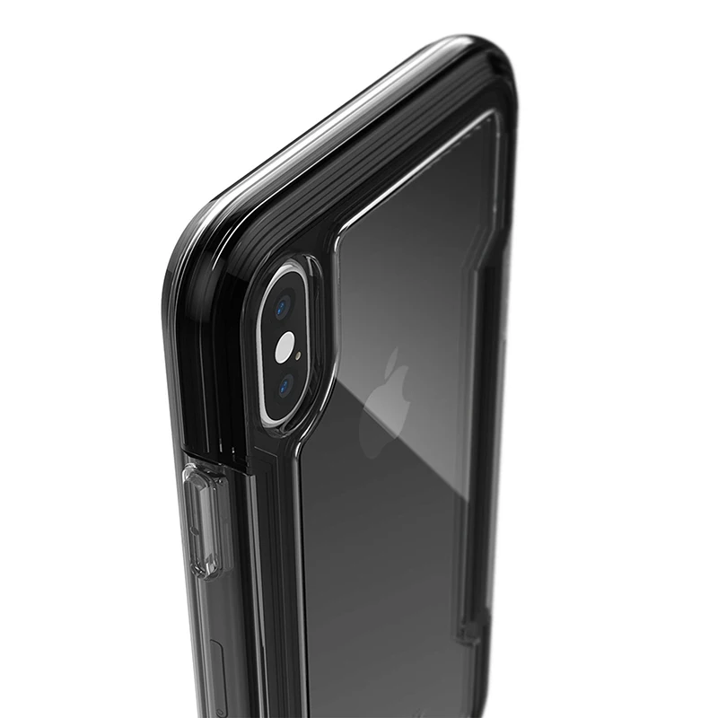 Чехол для телефона X Doria iPhone XS прозрачный защитный чехол в стиле милитари защиты