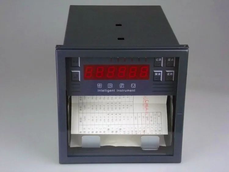 1~ 8 каналов Chart recorder бумажный принтер Аналоговый Напряжение Ток RTD TC Температура Влажность Давление регистратор данных сигнализация RS485