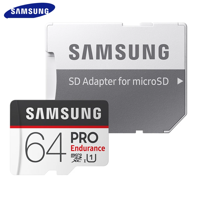 SAMSUNG Новое поступление Micro sd карта памяти Pro Endurance 32 Гб 64 Гб 128 Гб класс 10 SDHC SDXC с адаптером до 100 Мбит/с