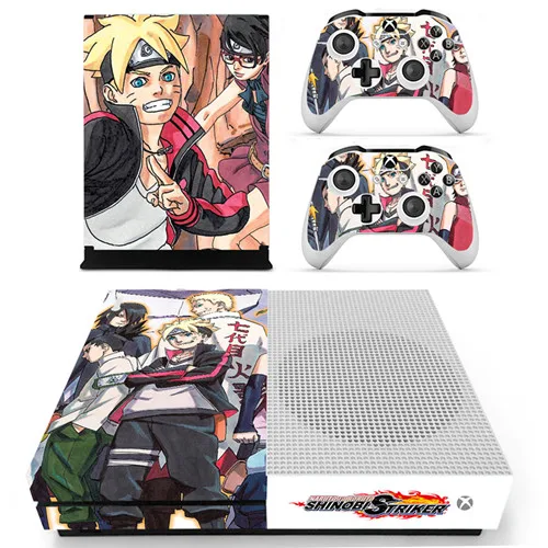 Ys-xboxoneS-0869 Аниме Наруто боруто наклейка на кожу для Xbox One S консоль и контроллеры наклейка на кожу для Xbox One тонкий винил - Цвет: Ys-xboxoneS-0869