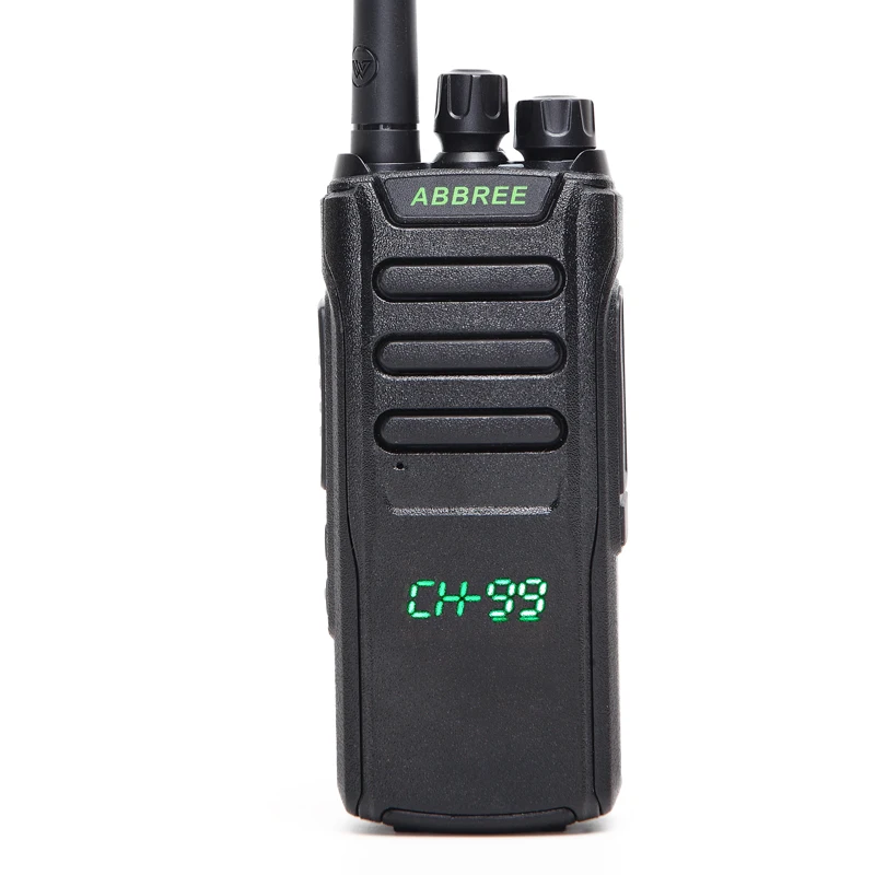 ABBREE AR-Q10 мощный 10 Вт 3000 мАч батарея 99CH светодиодный экран скрытого дисплея UHF 400-470Mhz большой радиус действия двухстороннее радио рации