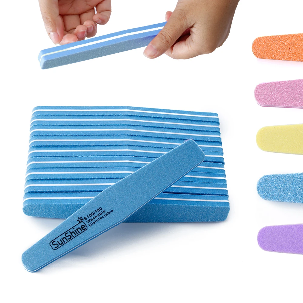 10 шт. пилки для ногтей 100/180 набор полировки и педикюра|10pcs nail file|file 100/180nail file |