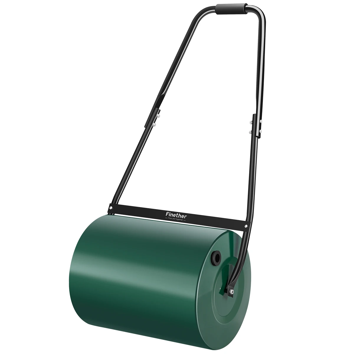 30L Finether 46L/30L Drum Lawn Roller with Scraper Bar Manual Garden Roller With Removable Drain Fill Plug Garden Tools - Color: 30L