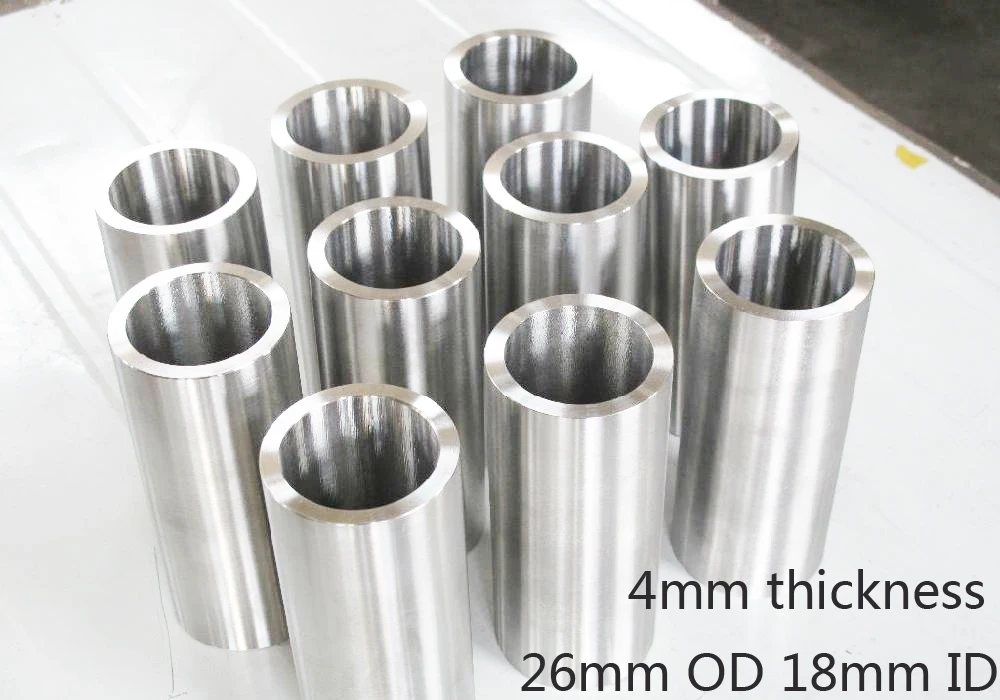 New 26x18mm 26mm OD 18mm ID 4mm thickness 50cm Gr2 titanium tube TA2 pipelines alloy pipe ti-alloy TC4 | Обустройство дома