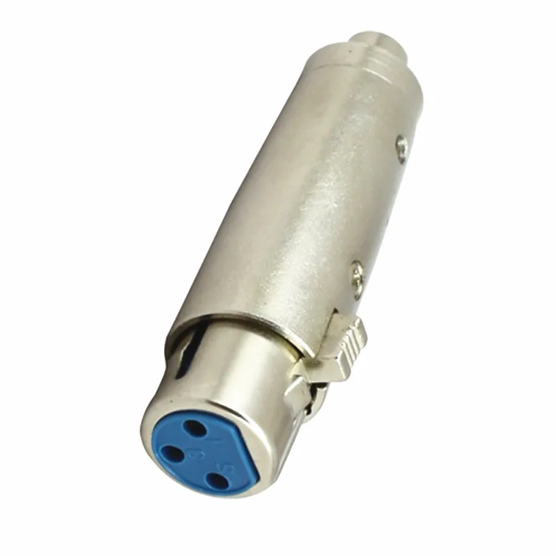 Адаптер для микрофона из цинкового сплава Cannon 3Pin XLR Female к RCA Jack Lead Audio|Соединители| |