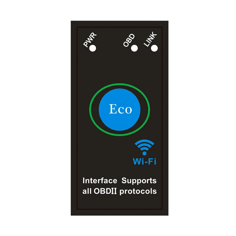 WiFi ELM327 OBDII OBD2 Car Diagnostic Wireless Scanner Tool Vehicle Switch Crystal Instrument |