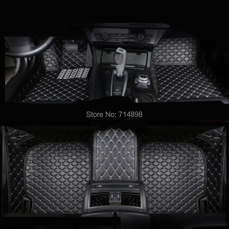 Carnong автомобильный напольный коврик кожаный для Land Rover LR3 5 seat 2010-2015 левое колесо