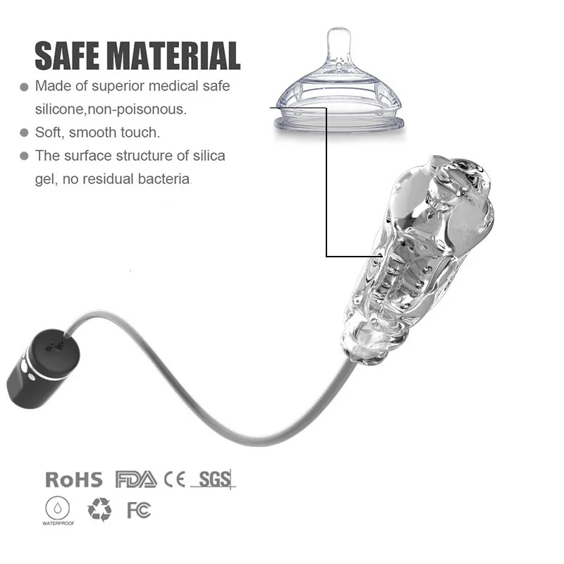 Пневматическое давление высасывающая машина оральный секс Электрический