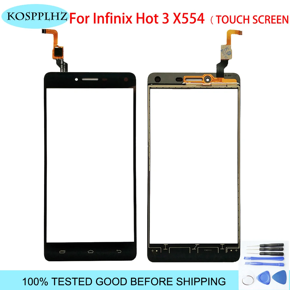 Сенсорный экран в сборе для Infinix Hot 3 X554 5 дюймов Hot3 X 100% + Инструменты|Сенсорные