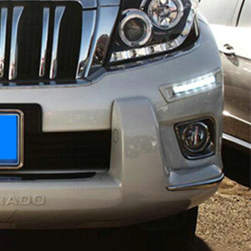 ROADOT светодиодный DRL для Toyota Land Cruiser Prado 2700/4000 FJ150 LC150 2010 2013 дневной ходовой