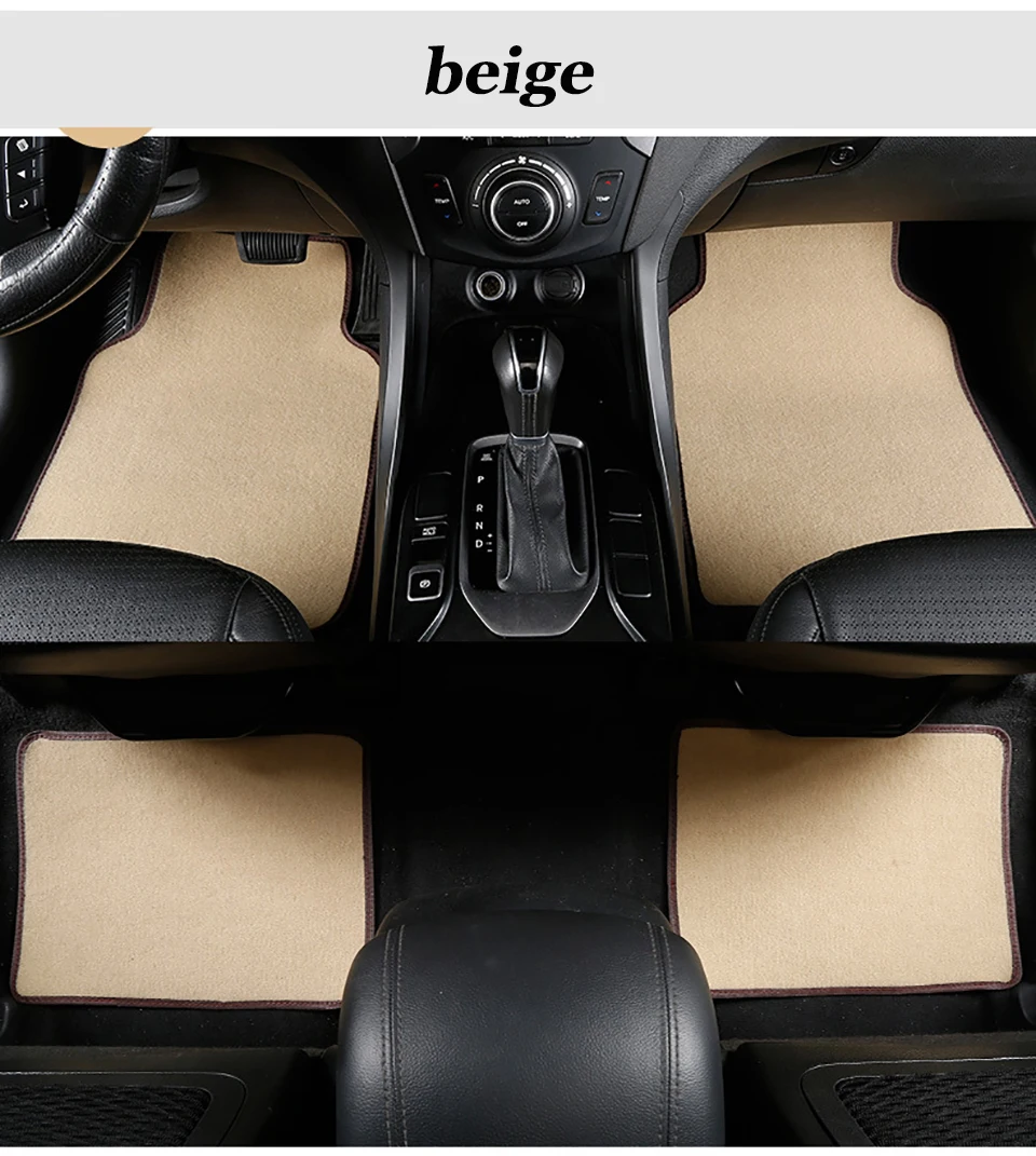 Kalaisike универсальные автомобильные коврики для Honda все модели civic crider vezel fit Accord CRV XRV Джаз город crosstour Odyssey