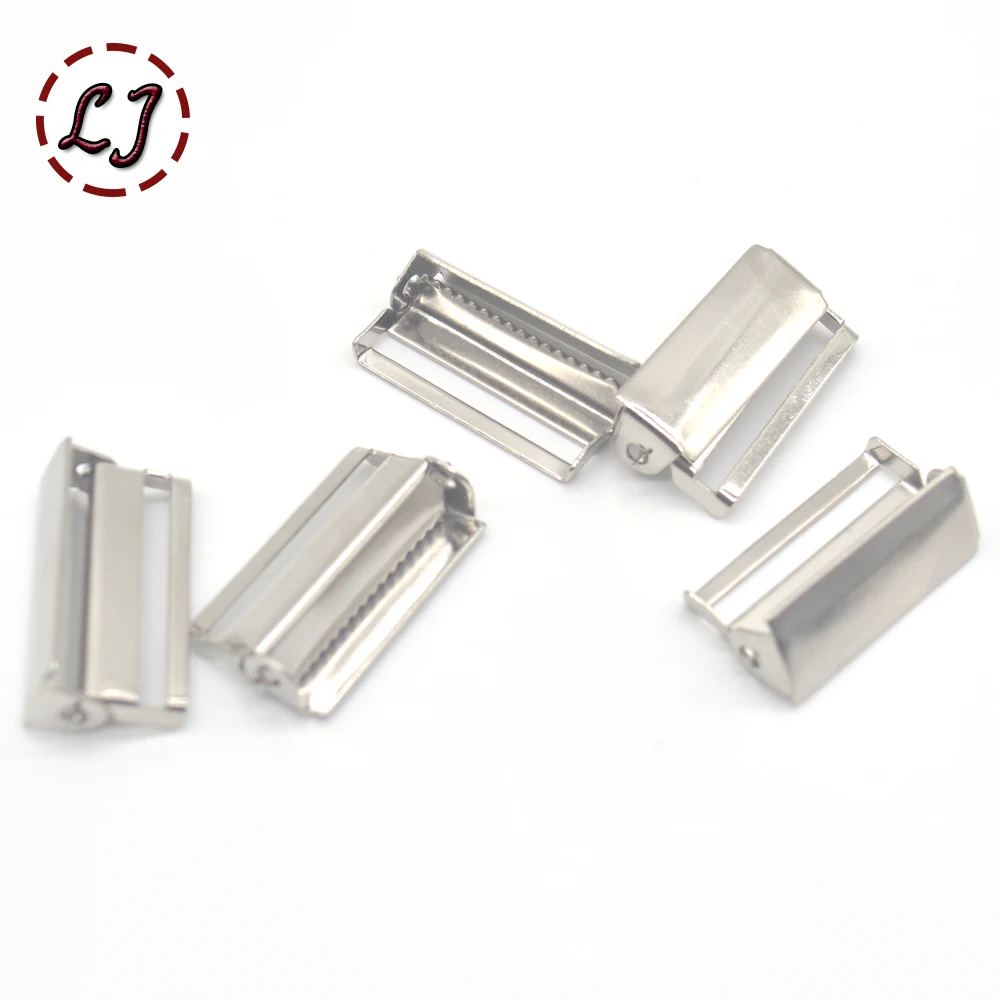 Серебряные металлические регулируемые пряжки 20 шт./лот кнопка для ковбойских