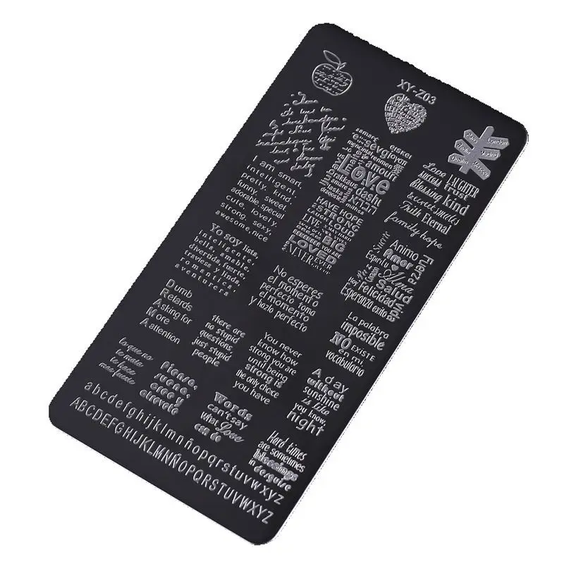 Дизайн ногтей шаблон формы стальные листья цветок лоза полировка изображений