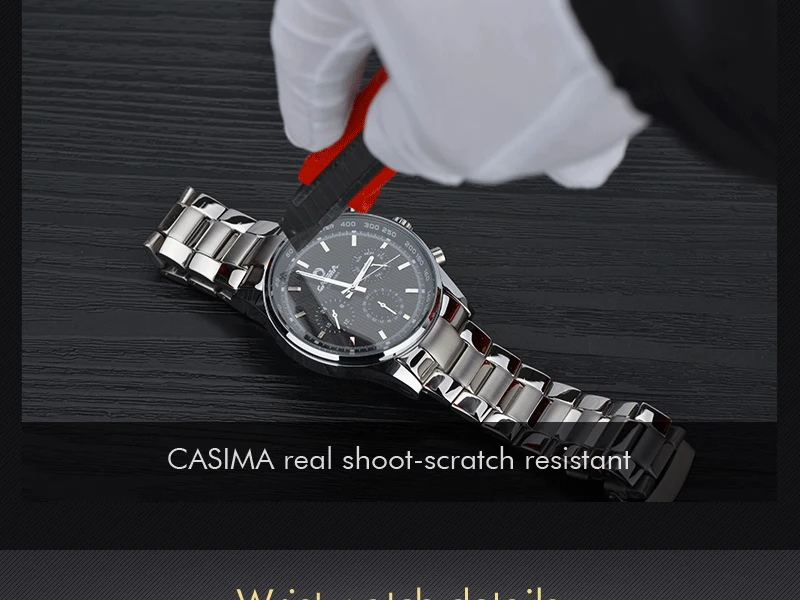 Reloj Hombre мужские модные кожаные часы, деловые часы, Повседневные Спортивные кварцевые роскошные Брендовые мужские часы CASIMA, водонепроницаемые 100