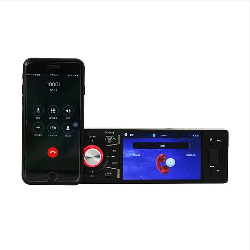 HD цифровой Экран FM MP3 MP4 плеер изображение при движении задним ходом SD USB Зарядное