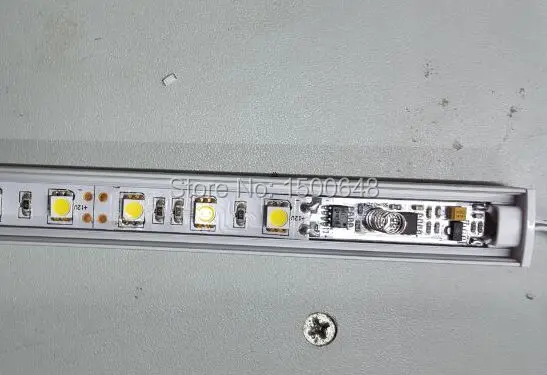 

150pcs/lot Mini PCBA Touch dimmer switch for LED aluminum profiles DC12-24V 3A