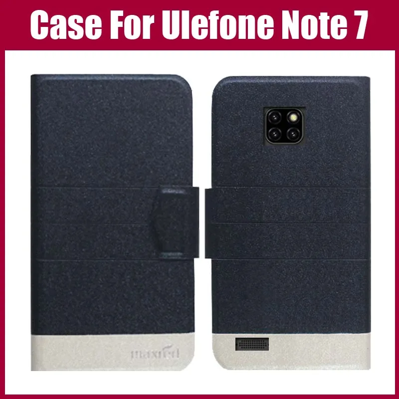 Горячая распродажа! Ультратонкий кожаный защитный чехол Ulefone Note 7 5 цветов |