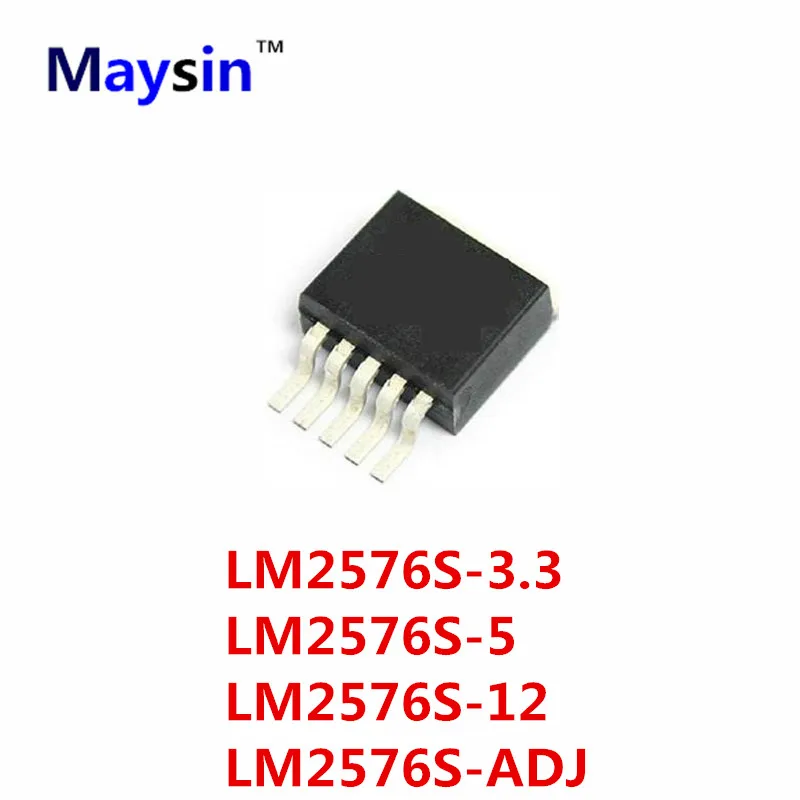 100 шт LM2576S LM2576S-3.3 LM2576S-5 LM2576S-12 TO-263-5 Высокое качество | Электроника
