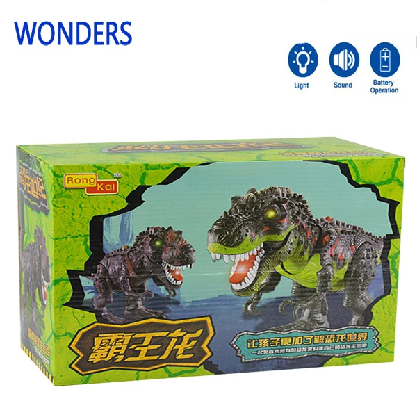 Модель игрушки большая детская модель|electric animal|rex electricbattery operated toys |