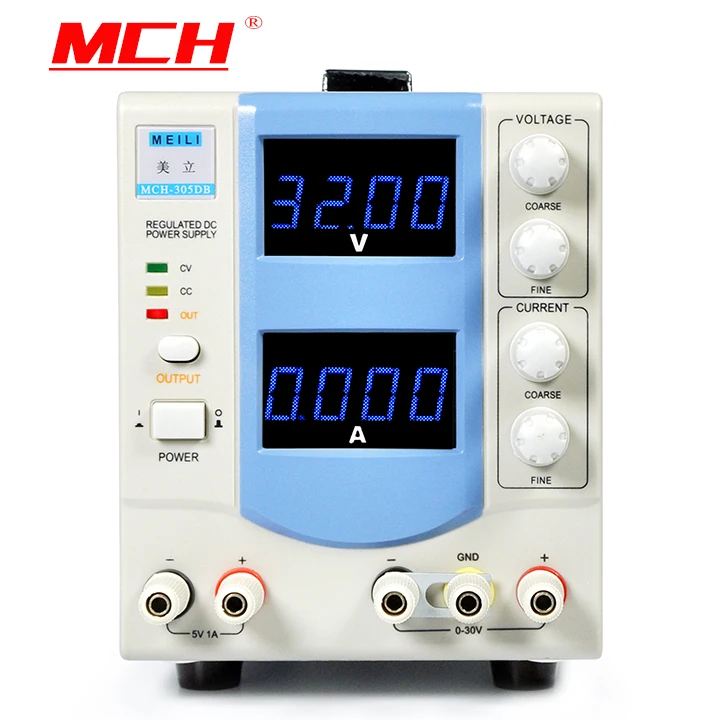 MCH-305DB четырехзначный дисплей Регулируемый источник питания постоянного тока 30V5A