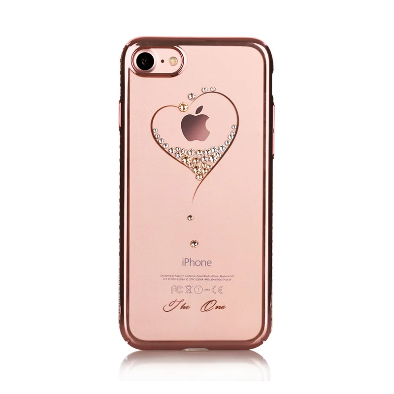 KINGXBAR чехол для iPhone 7X8 плюс кристаллами от Swarovski со стразами 8 7 Чехол Diamond ПК| |