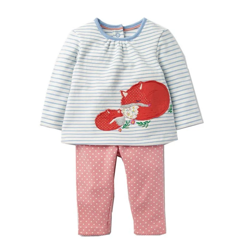 Детский костюм из футболки и брюк для девочек|girls suits|children girls clothinggirls clothing |