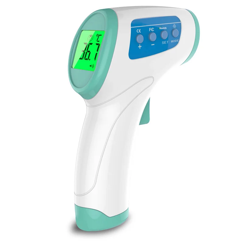 LED thermometer non-contact digital infrared forehead for infants children and adults | Электроника