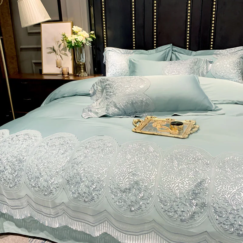 Комплект постельного белья для девочек из египетского хлопка роскошный