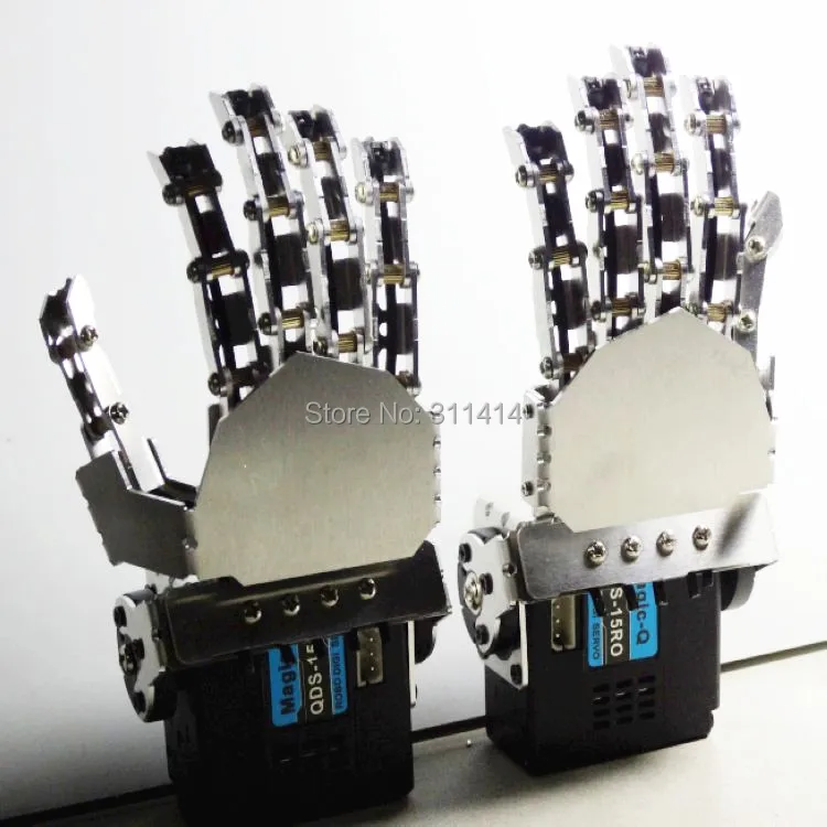 Человеческий манипулятор пальцев с пятью пальцами антроморфный комплект для