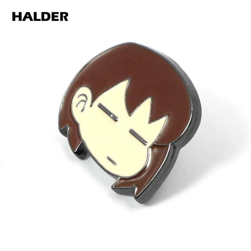BR0011 HALDER Undertale Chara Мультяшные модные ювелирные изделия Frisk Flowey Toriel Sans броши на булавке Нагрудный значок аксессуары для одежды подарок