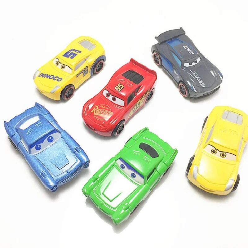7 шт./компл. Disney Pixar машина 3 McQueen Jackson storm cool sister Mater Mack uncle truck 1:55 литой металлический