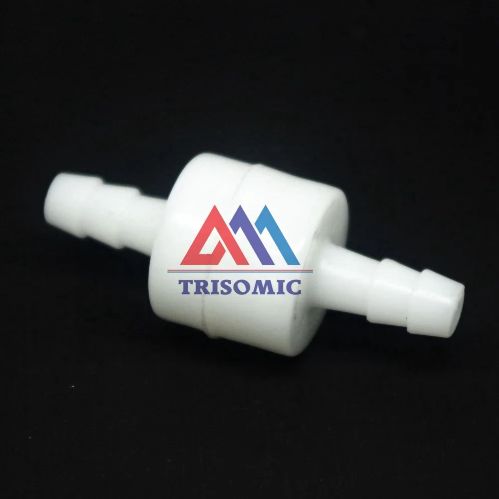 6mm One Way Valve Material POM Non-Return Check valve pressure 0.04MPA-1.0MPA white type acid and alkali resistant | Обустройство