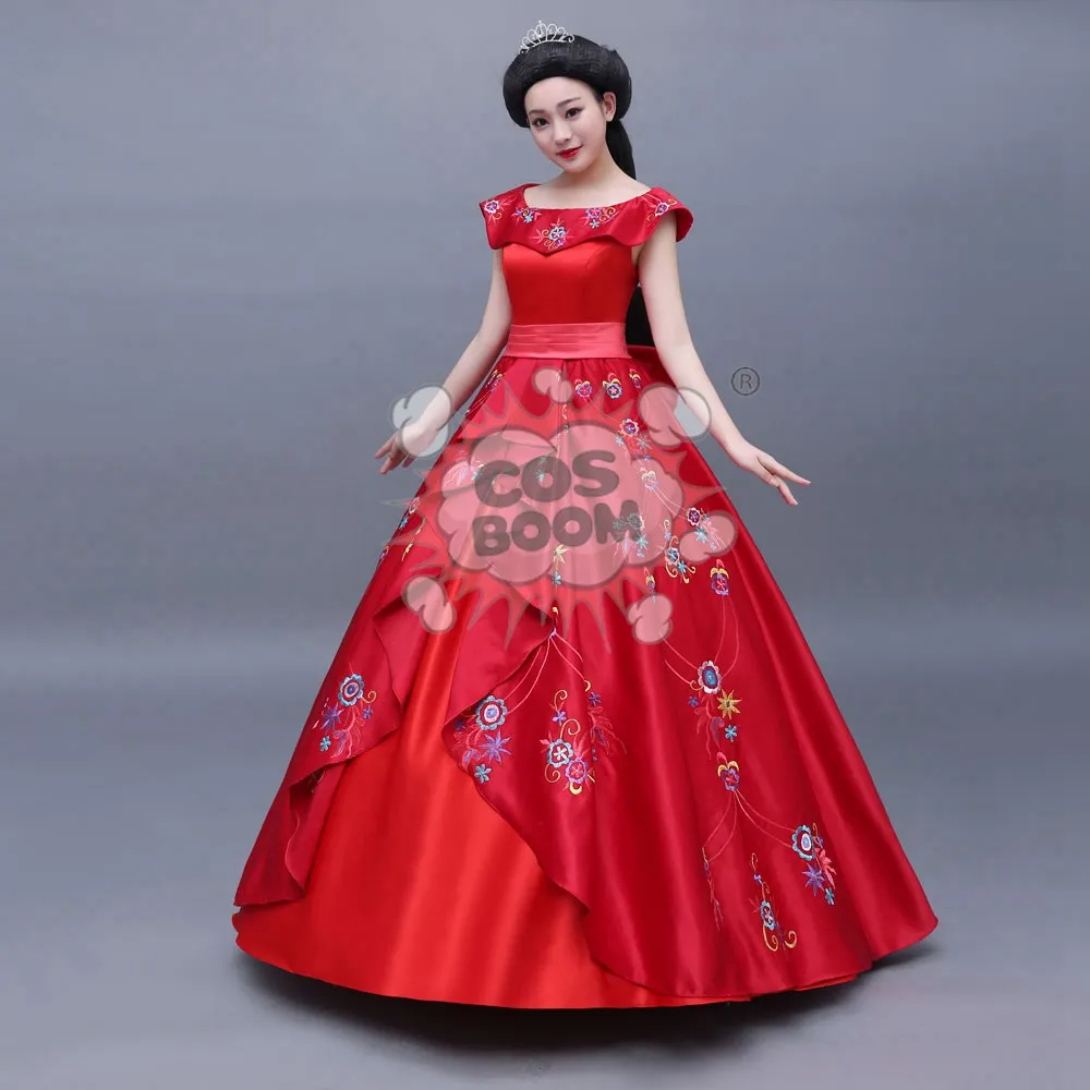 Женский карнавальный костюм COSBOOM Elena of Avalor вечернее платье с вышивкой костюм|cosplay