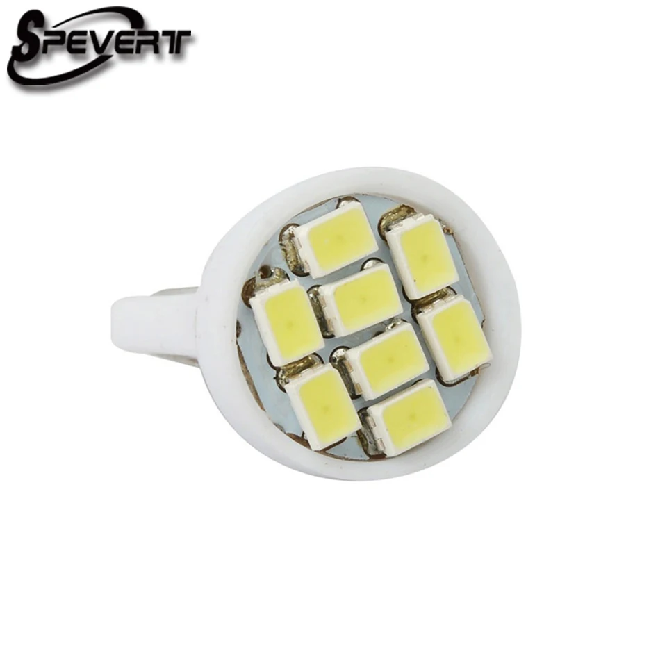 Speedent T10 8smd Led белый 1206 8 светодиодов SMD автомобильный интерьерный светильник 194 168 192