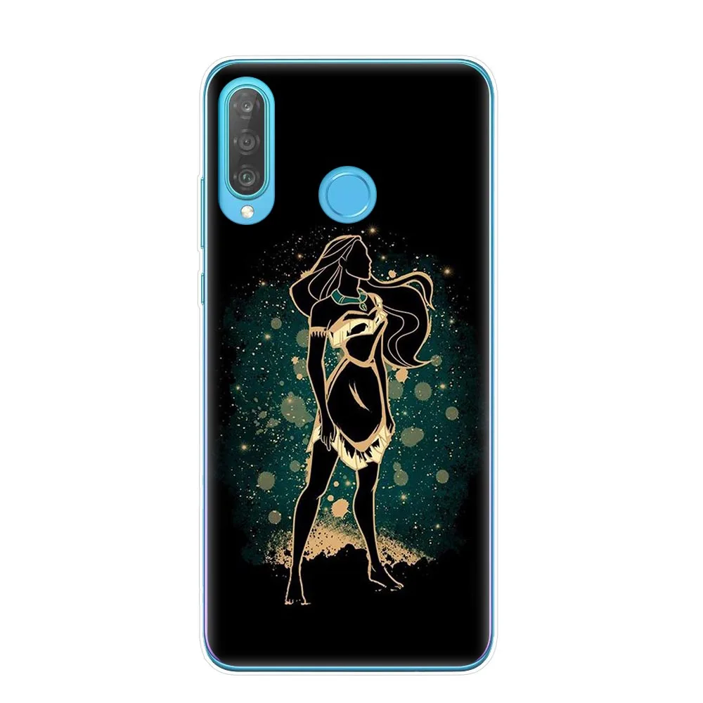 Милый чехол Белоснежка Алиса Русалочка Ститч Бэмби для huawei P30 P20 Lite P10 P9 P8 Lite Мягкий ТПУ чехол для телефона - Цвет: T6580