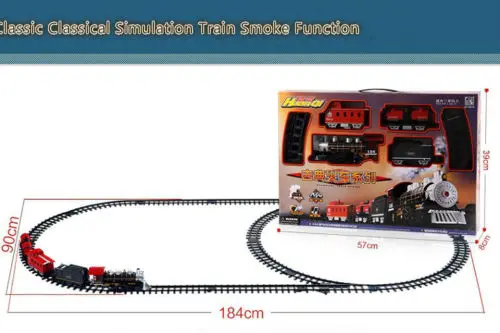 Набор электрических поездов детские развивающие игрушки работающий от