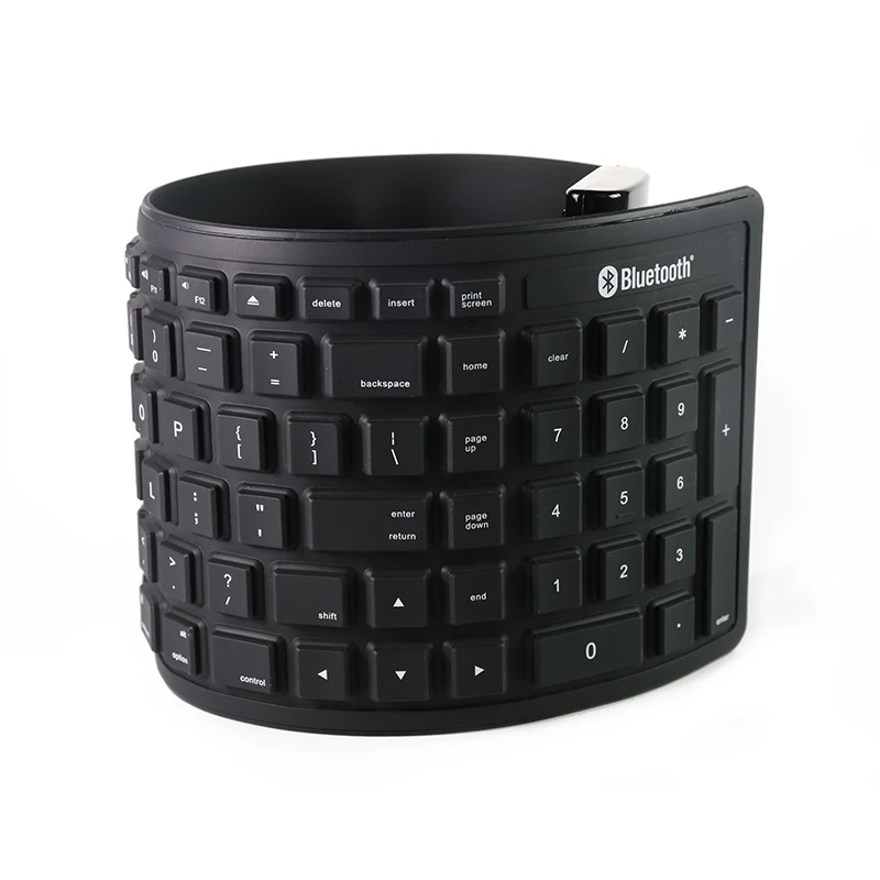 CHINFAI KB-6114 102 ключей складной беспроводная клавиатура Bluetooth кремния