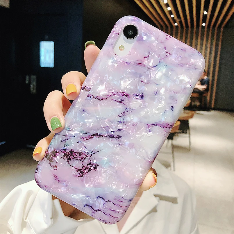 Винтажный мраморный чехол Kerzzil для iphone XS Max XR X 10 Жесткий ПК полное покрытие чехлы