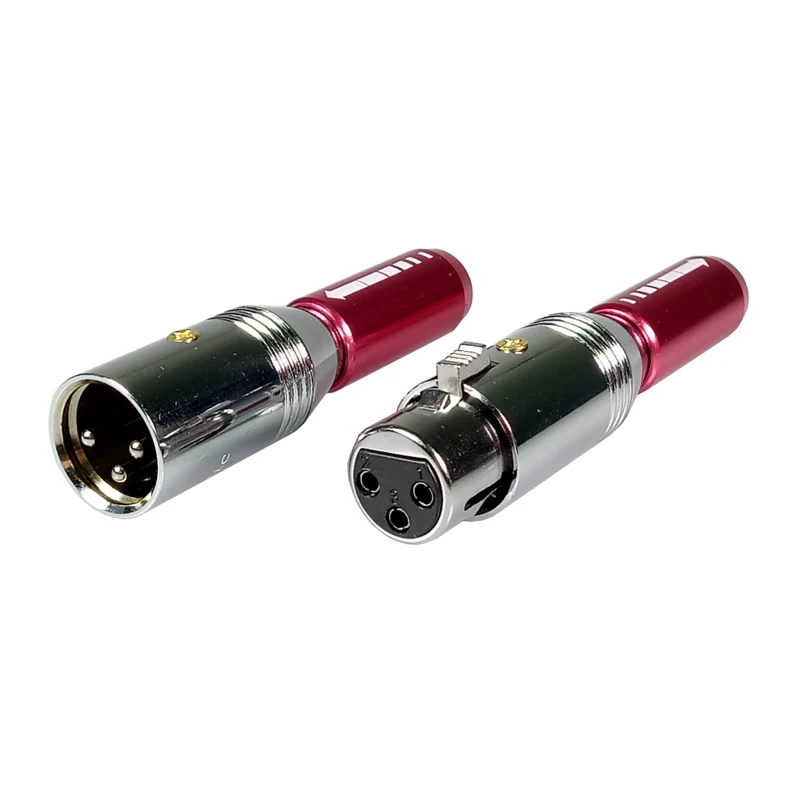3 контактный разъем XLR высококачественный штекер + гнездовой соединитель