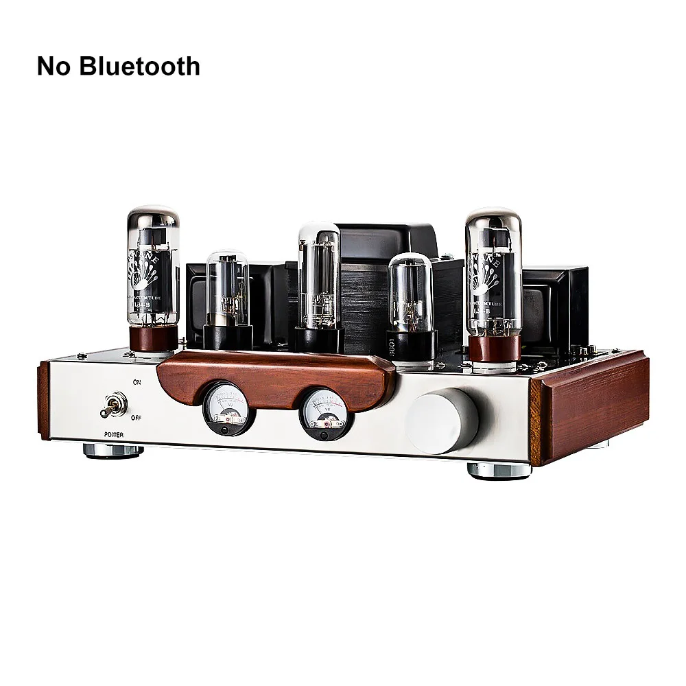 No Bluetooth AIYIMA EL34 вакуумные ламповые усилители Bluetooth 4,2 Amplificador класса A электронная трубка Hi-Fi усилитель звука DIY домашний аудио динамик - Цвет: No Bluetooth