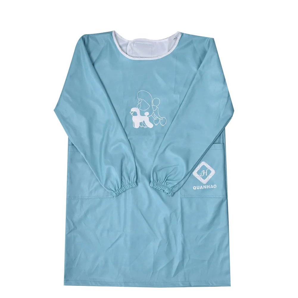 Фартук для домашних животных с длинным рукавом водостойкая Одежда ухода за