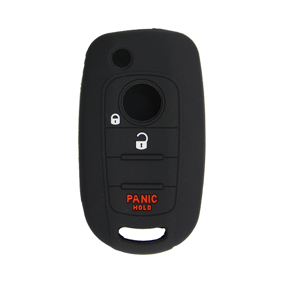 OkeyTech мягкий силиконовый резиновый чехол для автомобильного ключа 3 кнопки