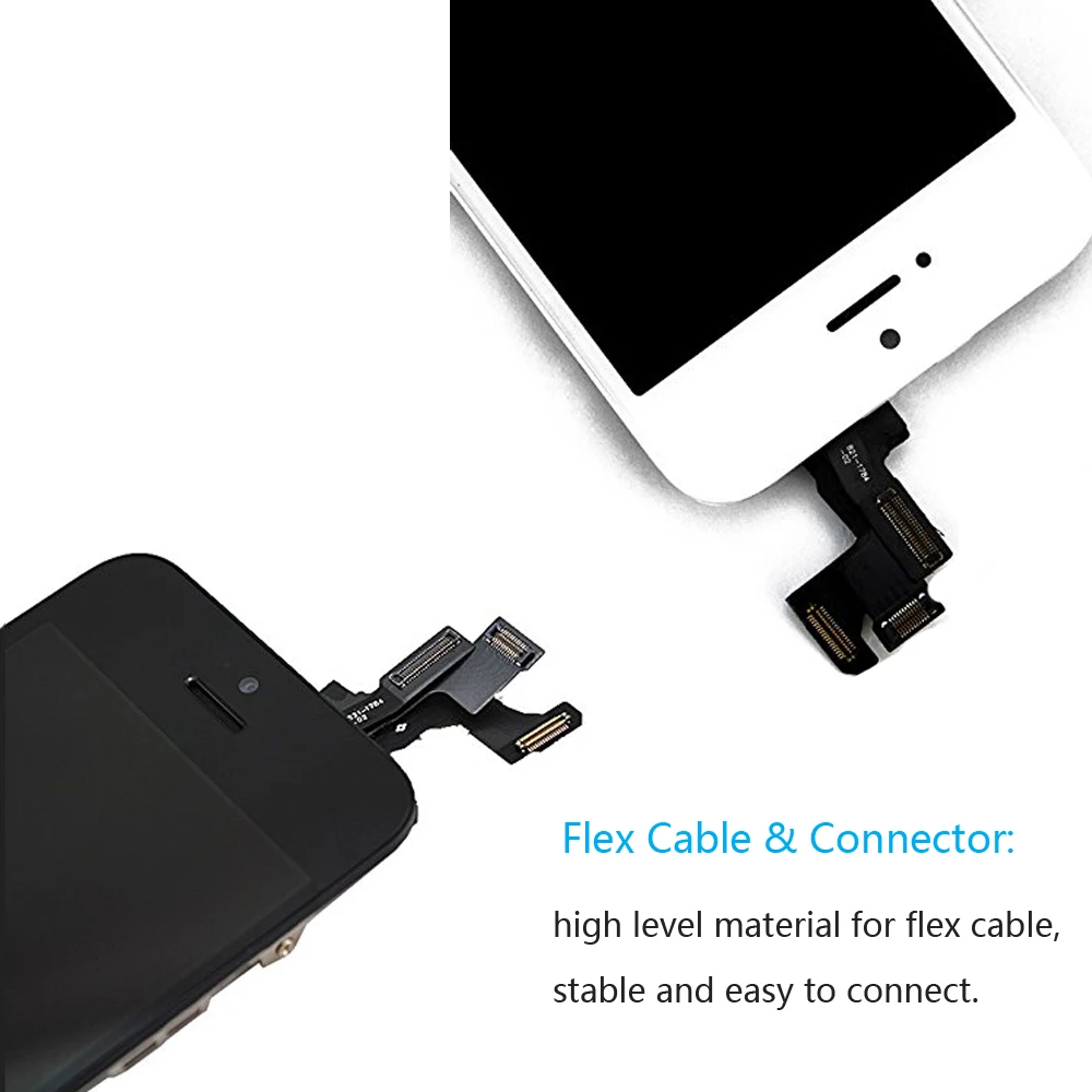 Роскошный костюм ЖК дисплей для iPhone SE сенсорный экран дигитайзер полная сборка