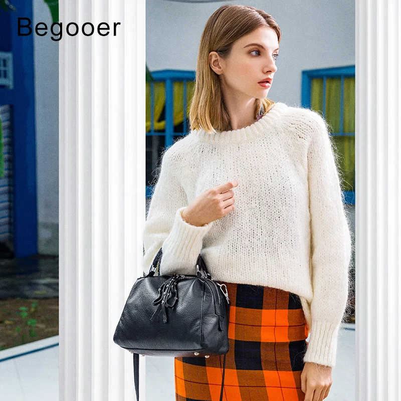 Роскошные сумки Begooer, женские сумки, дизайнерская сумка из натуральной кожи на плечо, женские сумки с верхней ручкой, женская сумка-мессенджер через плечо