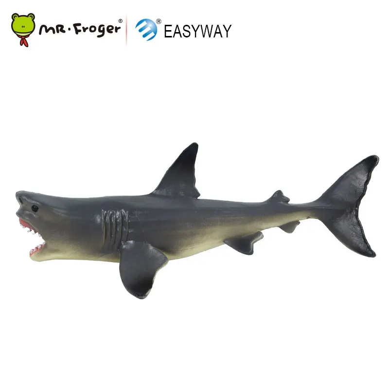 EASYWAY большая белая акула Морская жизнь животные Фигурки ПВХ Модель Реалистичная