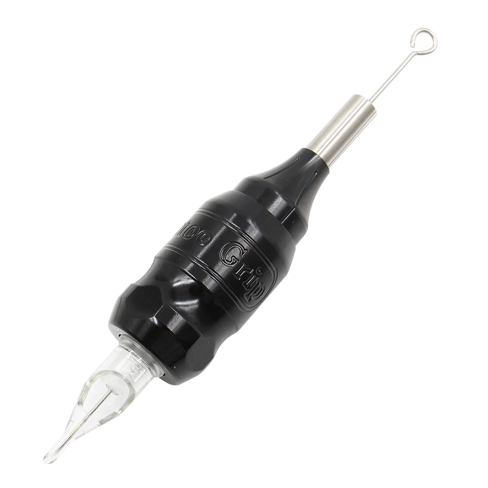 27MM Black Tattoo Grip Aluminum Alloy Grip Tube Cartridge Tattoo Grips Tattoo Tubes For Cartridges Needles Tattoo Supply