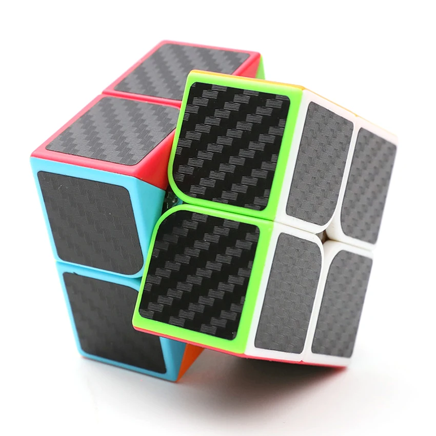 2x2x2 наклейка из углеродного волокна быстрые магические кубики детские игрушки