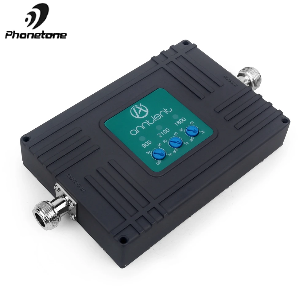 Усилитель сигнала 4G Сотовый усилитель WCDMA UMTS LTE 2G 850 1800 2100 MHZ трехполосный DCS