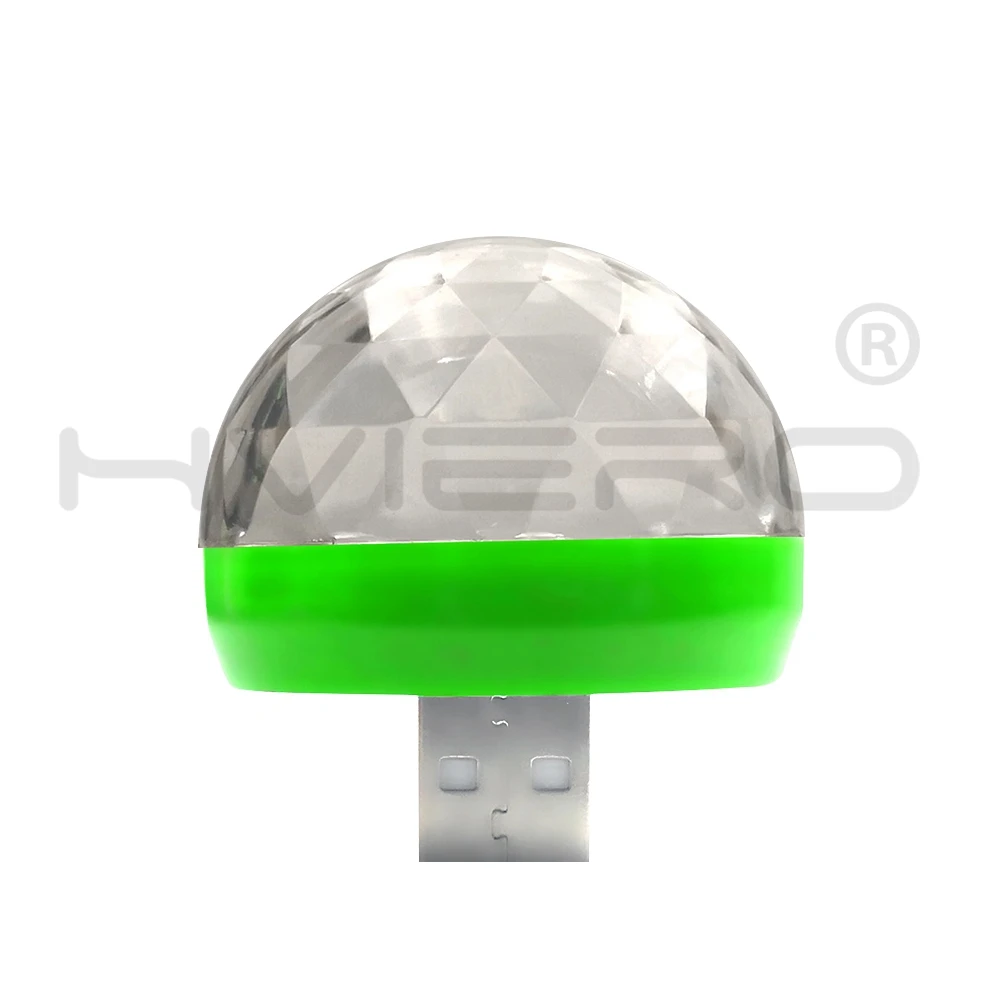 Автомобильный USB окружающий свет DJ RGB Мини Красочный музыкальный звуковой свет USB-C интерфейс Apple Праздничная Вечеринка караоке
